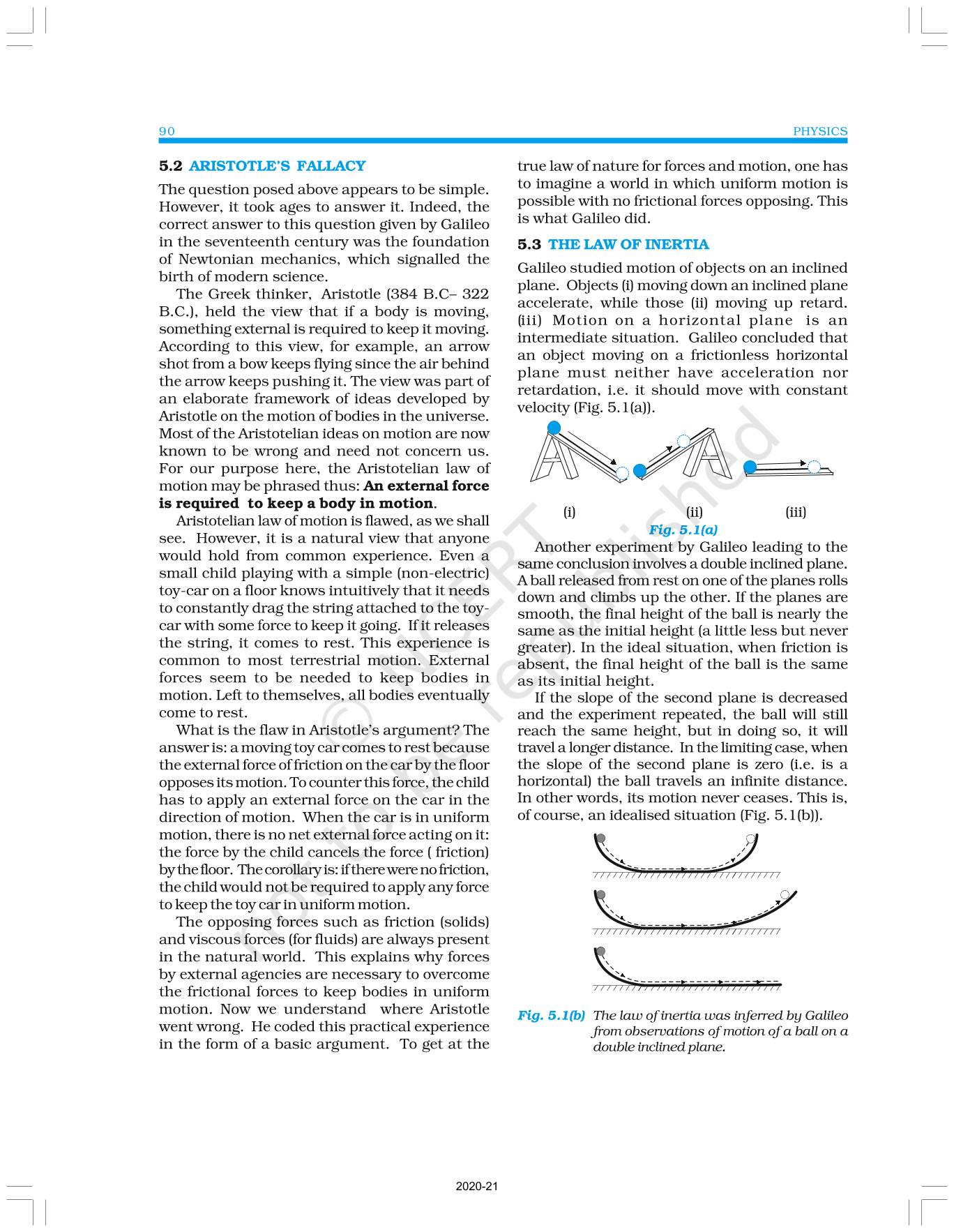 case study laws of motion class 11